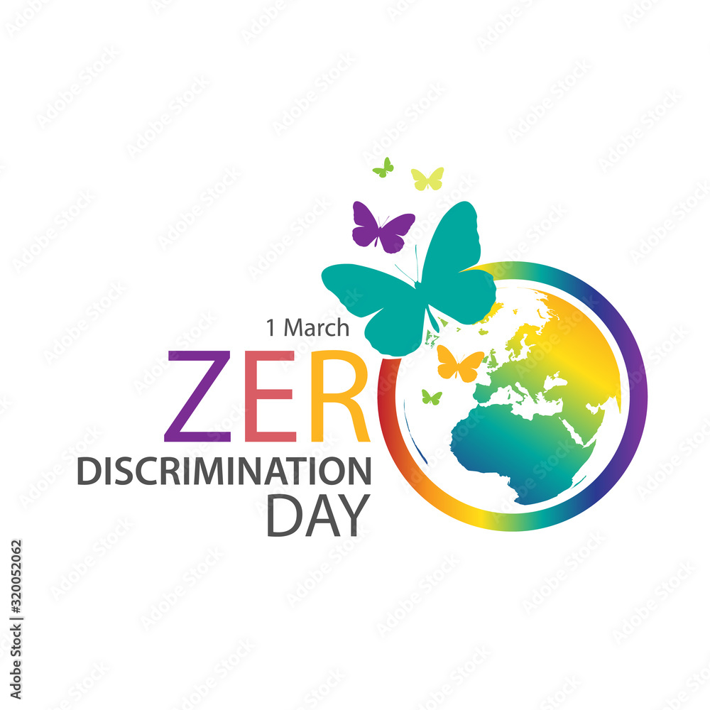 zero discrimination day. poster ,logo, template design zero discrimination day. poster ,logo, template design