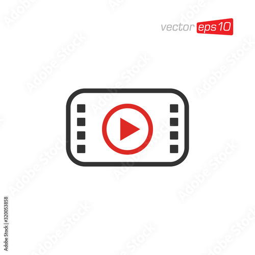 Free Download Play Media Icon Design Vector - GFXLoad