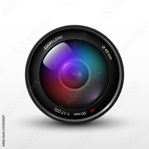Photographic lens or objective of digital photo camera