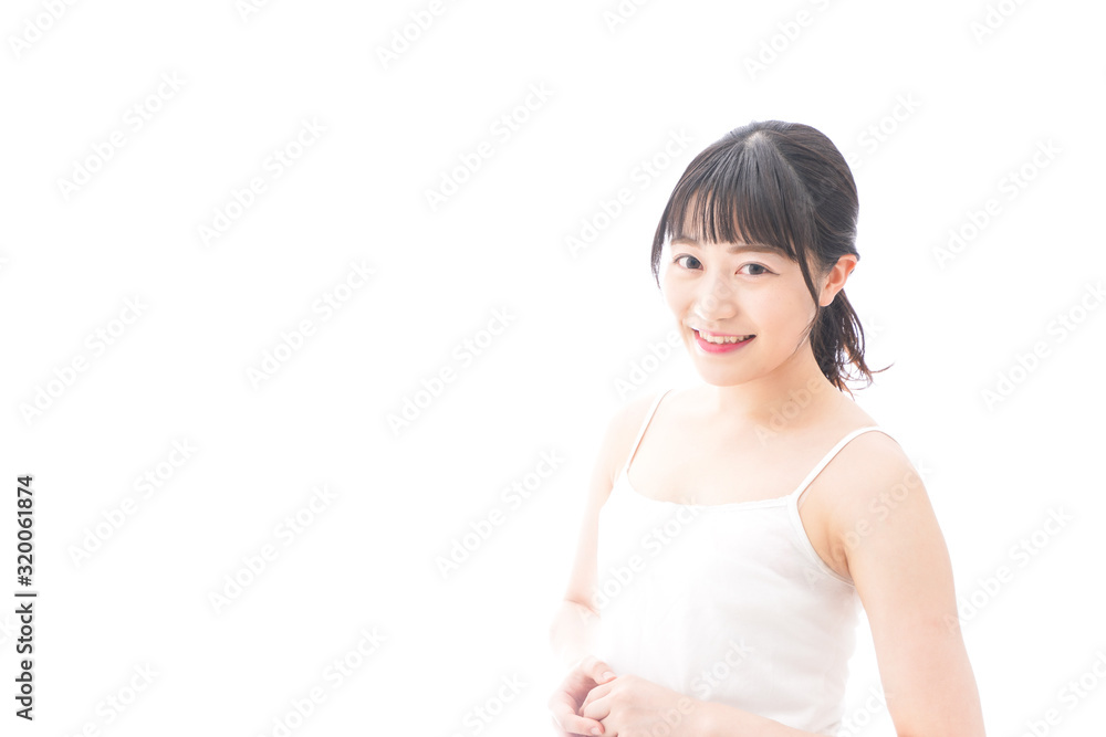 若い女性のポートレート 若い女性のポートレート
