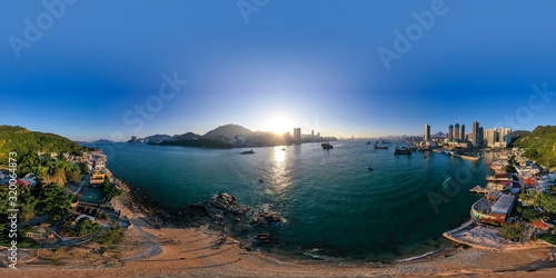 Photography Aerial view Lei Yue Mun of Hong Kong