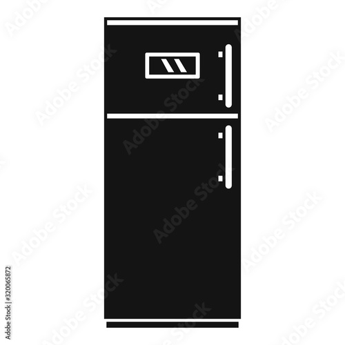 Modern fridge icon. Simple illustration of modern fridge vector icon for web design isolated on white background