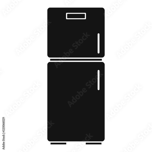 Full fridge icon. Simple illustration of full fridge vector icon for web design isolated on white background
