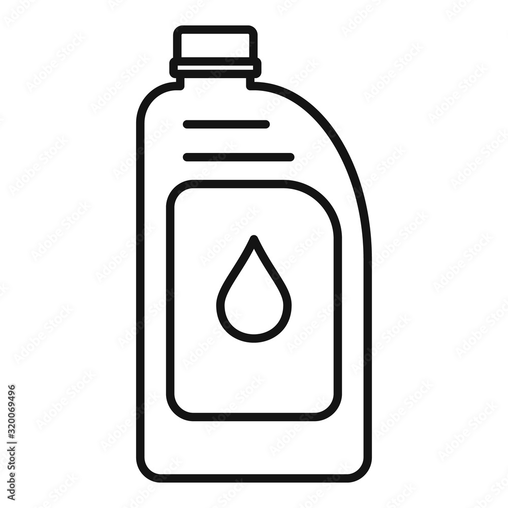 Car motor oil icon. Outline car motor oil vector icon for web design isolated on white background Car motor oil icon. Outline car motor oil vector icon for web design isolated on white background