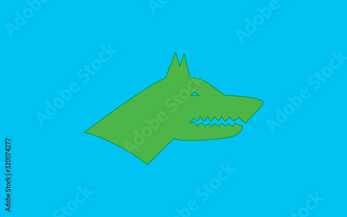 Gokturk Empire Flag Vector Illustration