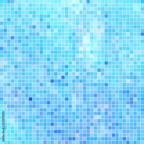 abstract vector square pixel mosaic background