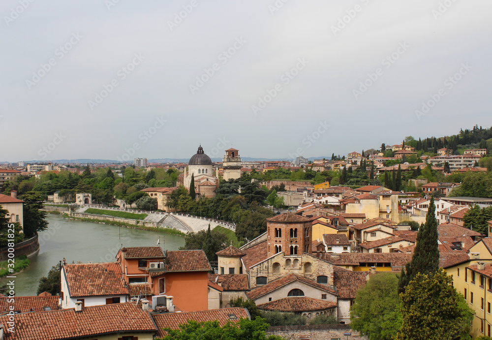 View from the hill to Verona