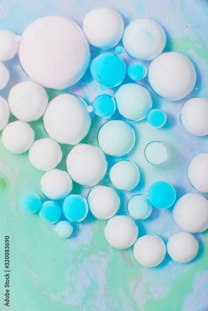 Ink Bubbles In Water. Colorful ink reacting in water creating abstract background. Ink Bubbles In Water. Colorful ink reacting in water creating abstract background.
