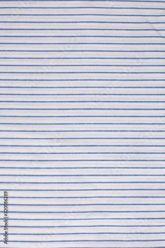 blue and white stripes on the fabric texture