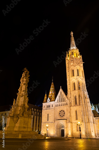 Matthias Church At Holy Trinity Square, Budapest, Hungary