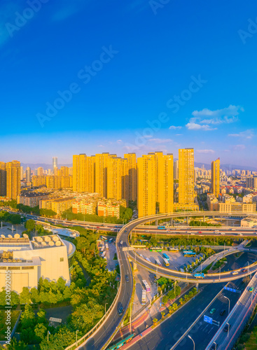 Cityscape of Fuzhou City, Fujian Province, China © Weiming