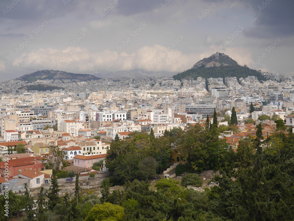 View of Athens from the Acropolis, Greece