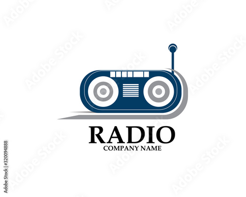 radio logo, technology and exploration