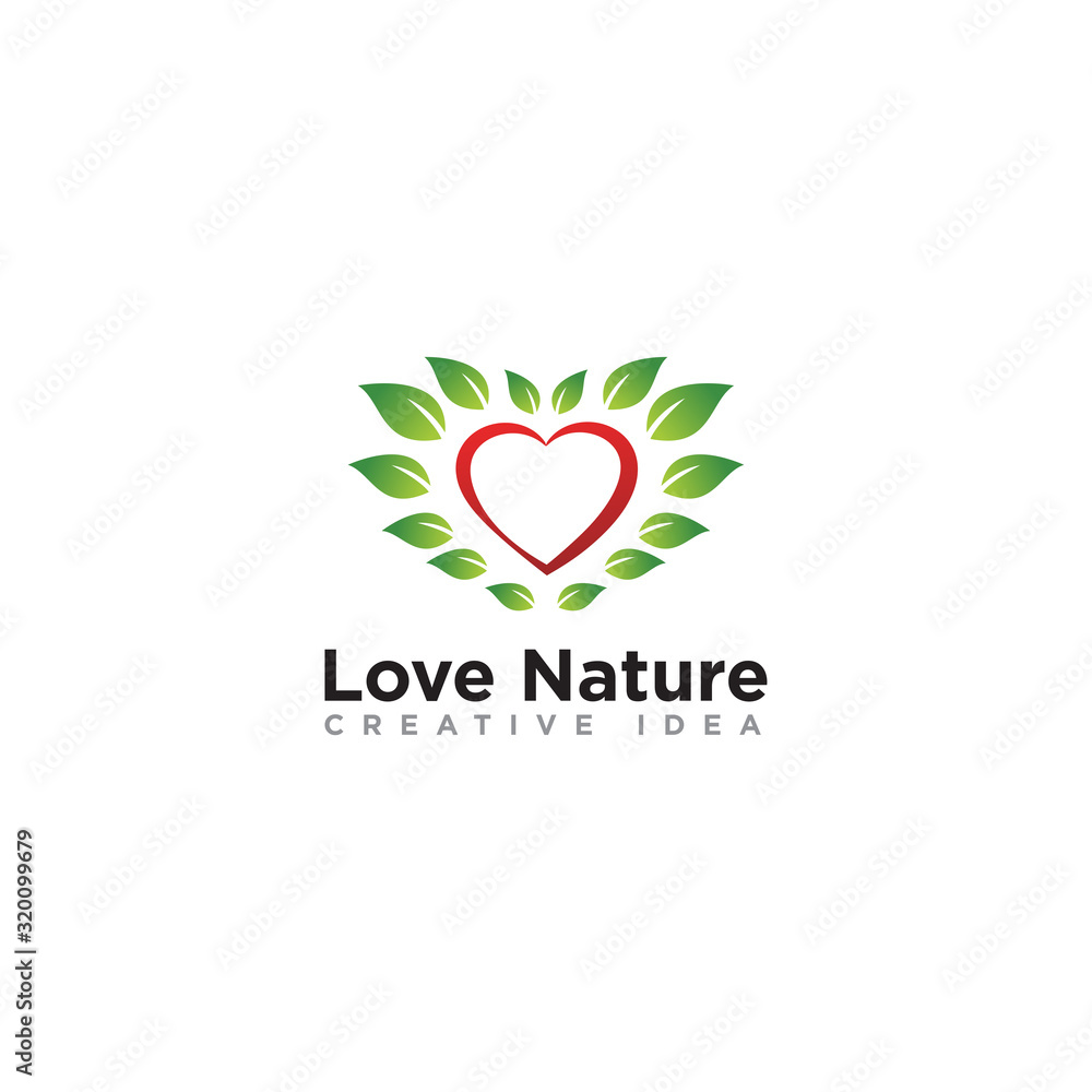 Obraz premium Nature Ecology Logo Design Vector