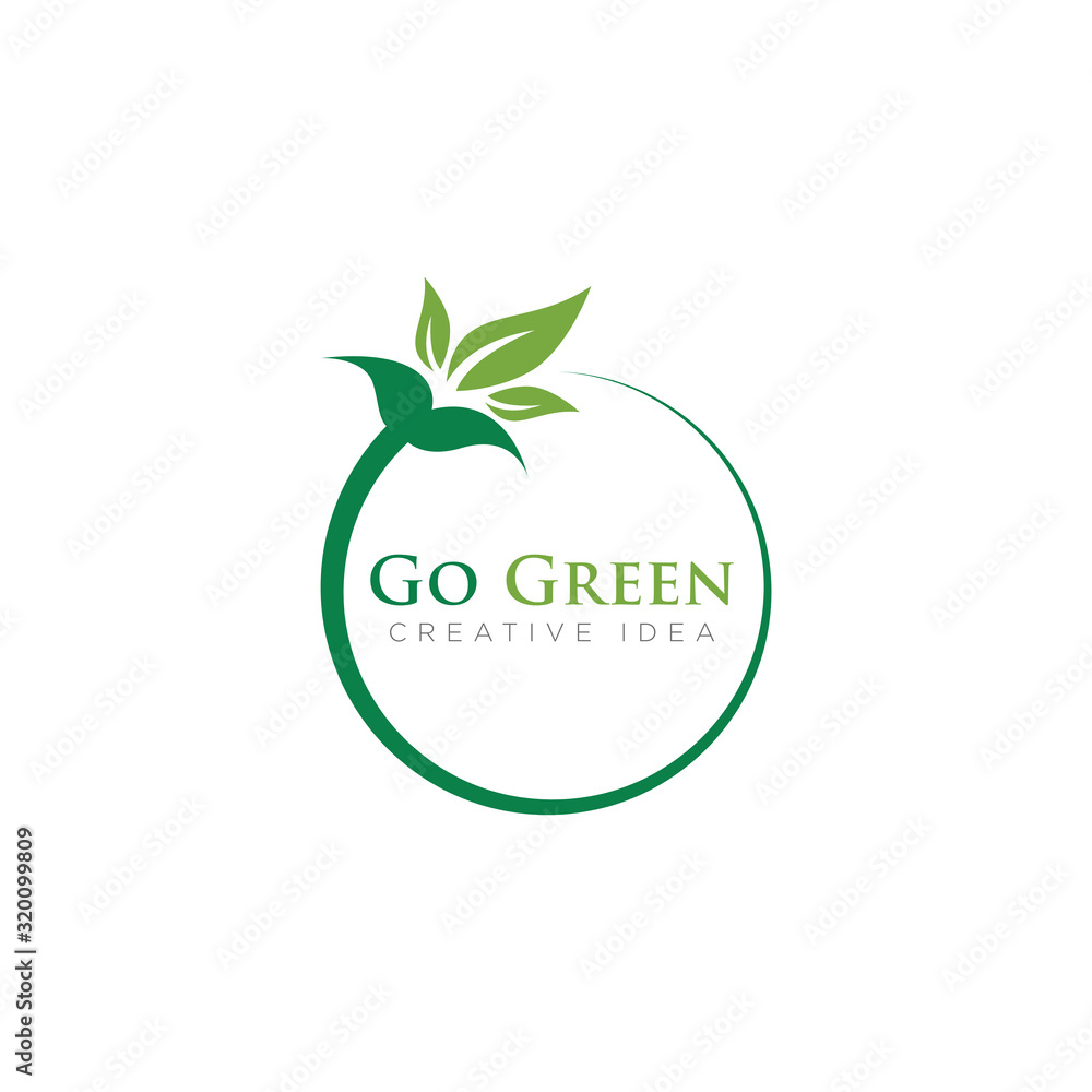 Nature Ecology Logo Design Vector Nature Ecology Logo Design Vector