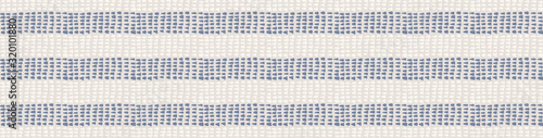 Grey french linen vector broken wave stripe border texture seamless pattern. Brush stroke grunge abstract banner background. Country farmhouse style textile. Irregular distressed wavy striped trim