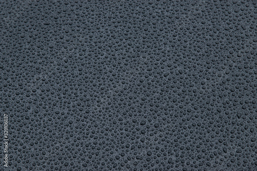 Wallpaper Mural raindrops on a black background. Texture of drops on a dark background. Anti-rain for cars Torontodigital.ca