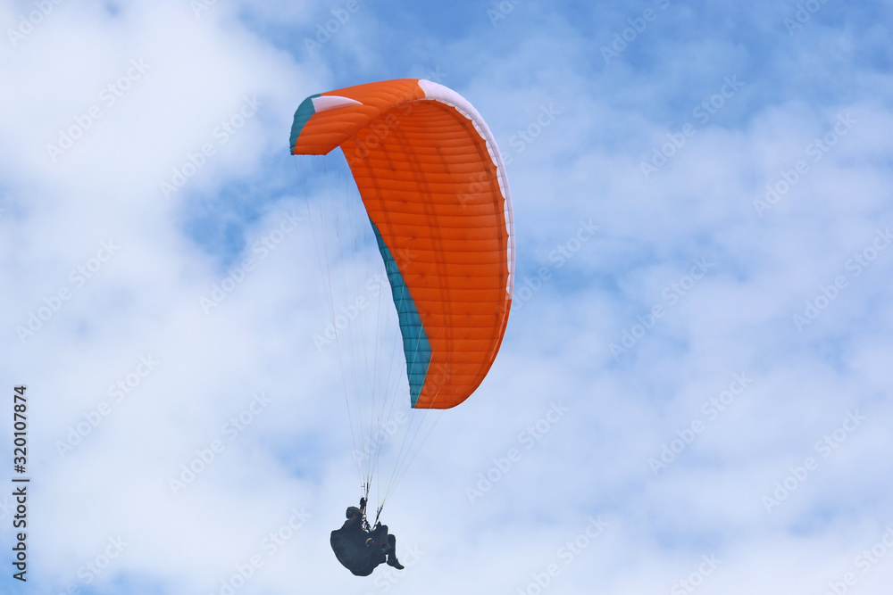 custom made wallpaper toronto digitalParaglider flying wing in a blue sky