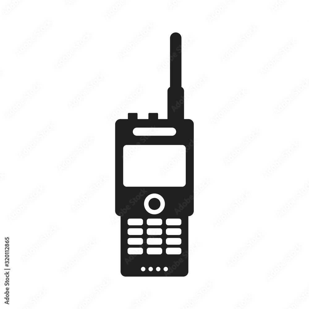 Walkie talkie set icon vector illustration for graphic and web design. Walkie talkie set icon vector illustration for graphic and web design.