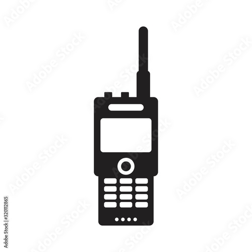 Walkie talkie set icon vector illustration for graphic and web design.