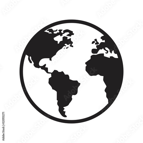 World Wide icon vector illustration for graphic and web design.