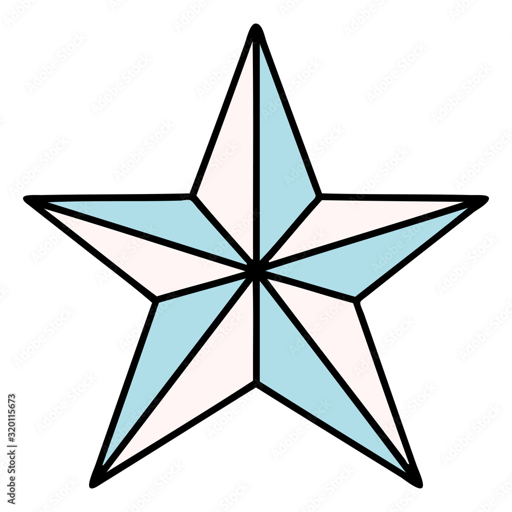 Obraz premium traditional tattoo of a star