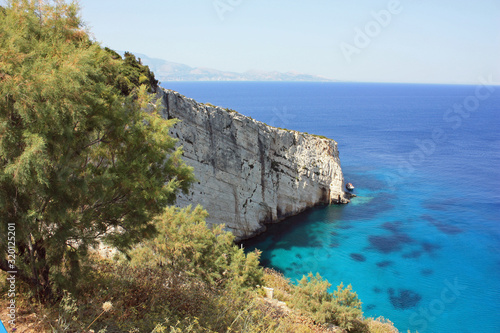Cliffs at Greek island