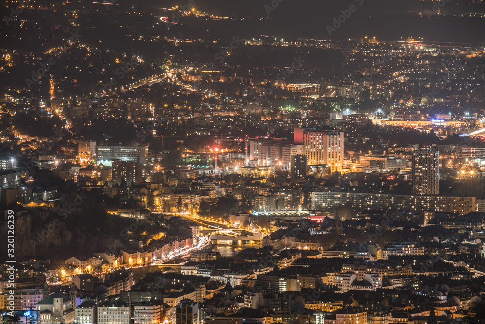 Grenoble by night