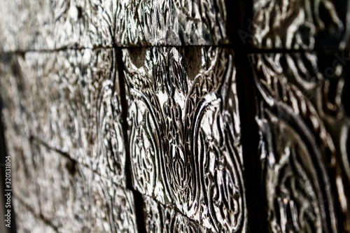 Ancient Arabic tiles of the royal alcazares of Seville