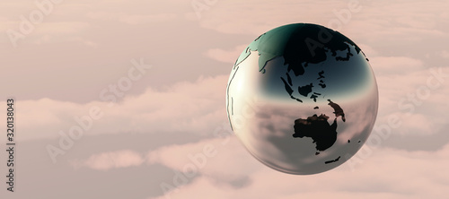 floating globe