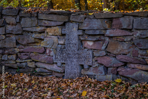 cross in graveyard