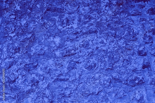 Wall stone texture background. Blue purple old grunge surface, stone vintage texture