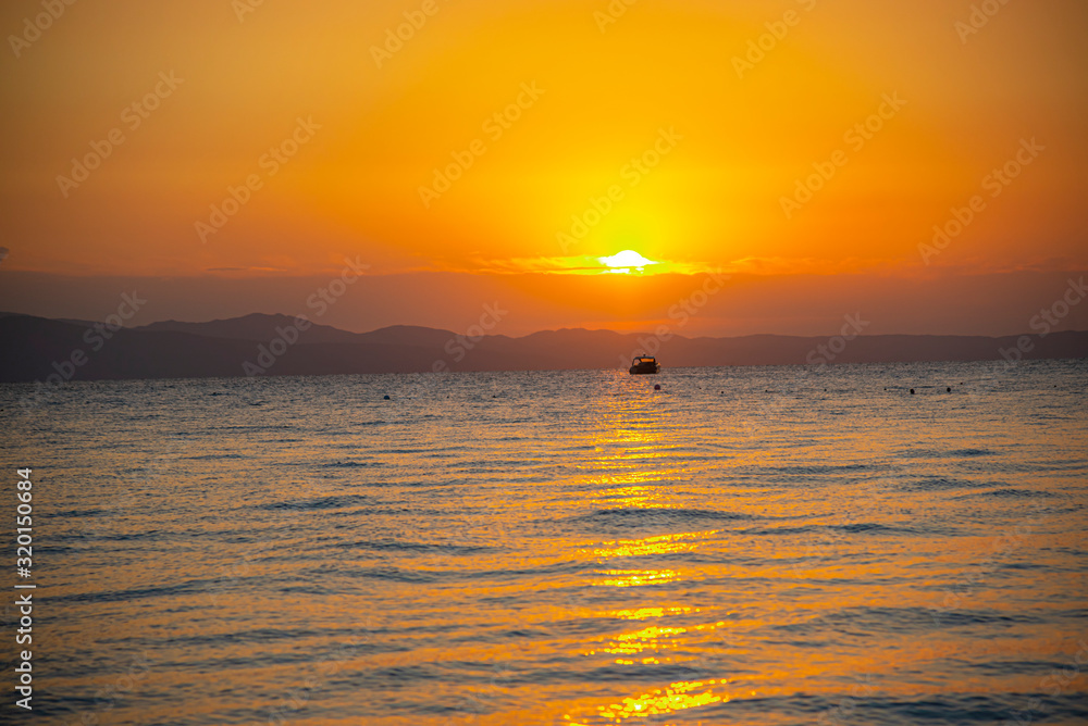 Landscape at the sea in Greece