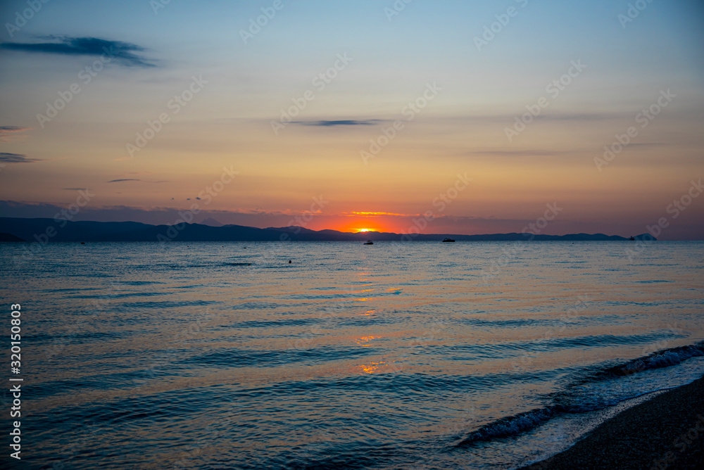 Landscape at the sea in Greece Landscape at the sea in Greece