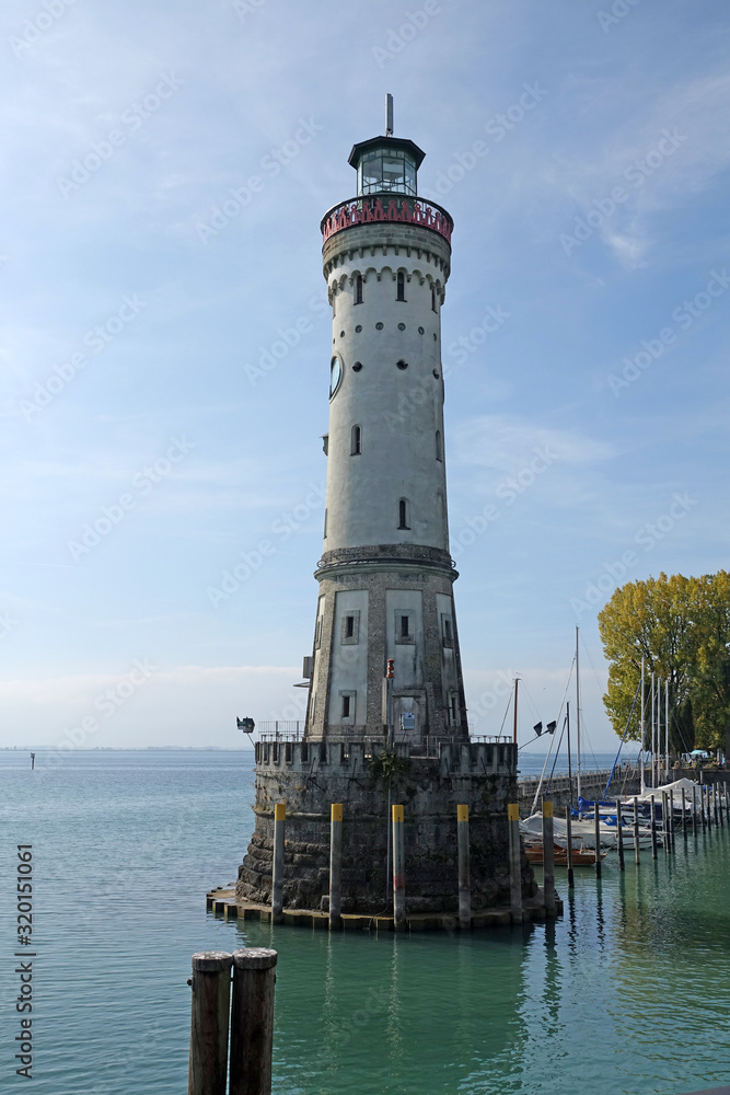 Leuchtturm in Lindau am Bodensee