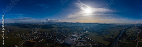 Panorama aus der luft ostschweiz © Ledergerber