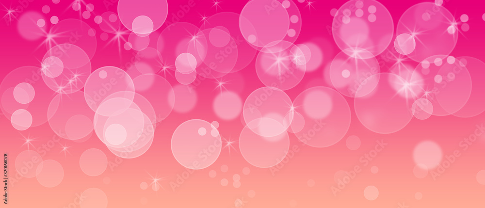 Soft pink valentines day bokeh banner, can fit for plenty of purposes, with text or ads Soft pink valentines day bokeh banner, can fit for plenty of purposes, with text or ads