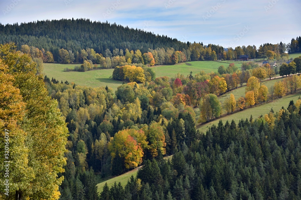Autumn in Sumava national park - Czech republic