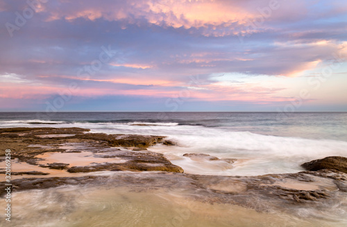 Tamarama Beach at sunset, Sydney Australia