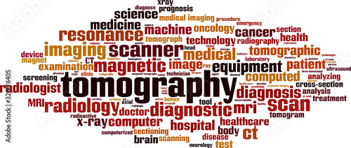 Tomography word cloud