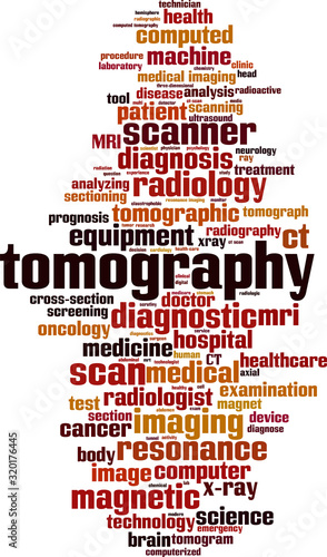 Tomography word cloud