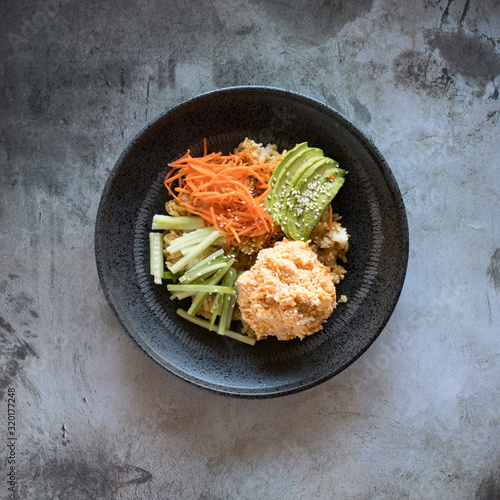 Crab Salad Poke Bowl