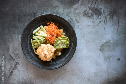 Crab Salad Poke Bowl