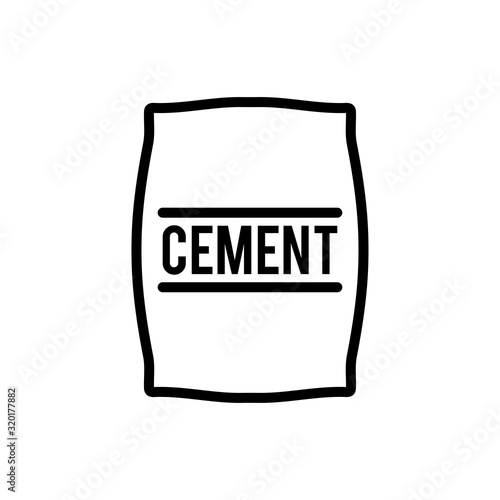 Cement bag icon