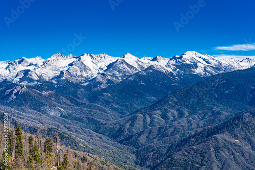 The snow capped Sierra Nevada mountains © TomR