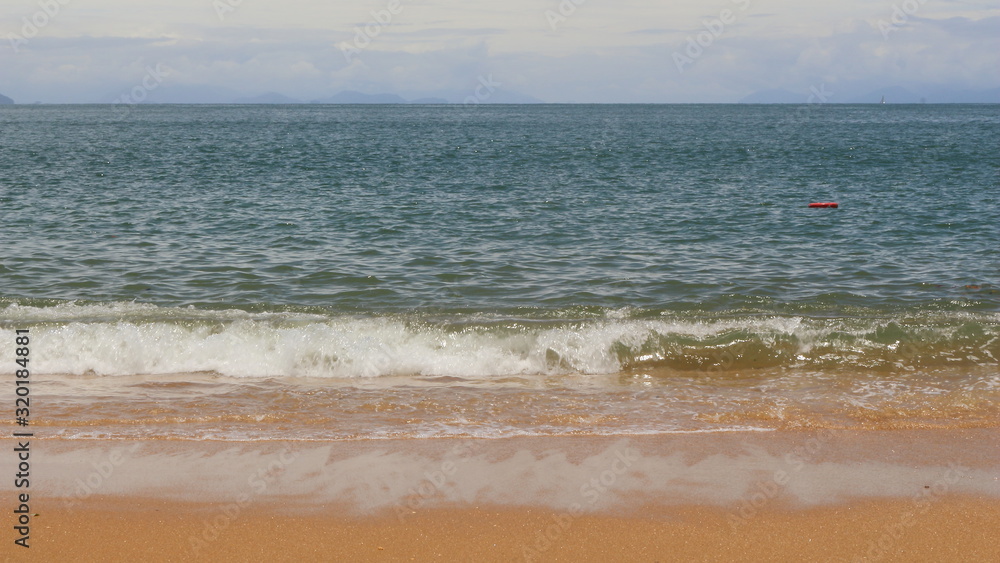 Paraty/Rio de Janeiro/Brazil - 01-18-2020 - Prainha beach near Paraty. Soft waves comes to coast. It's a good place to relax, to rest and have fun with family and friends. South America Beach