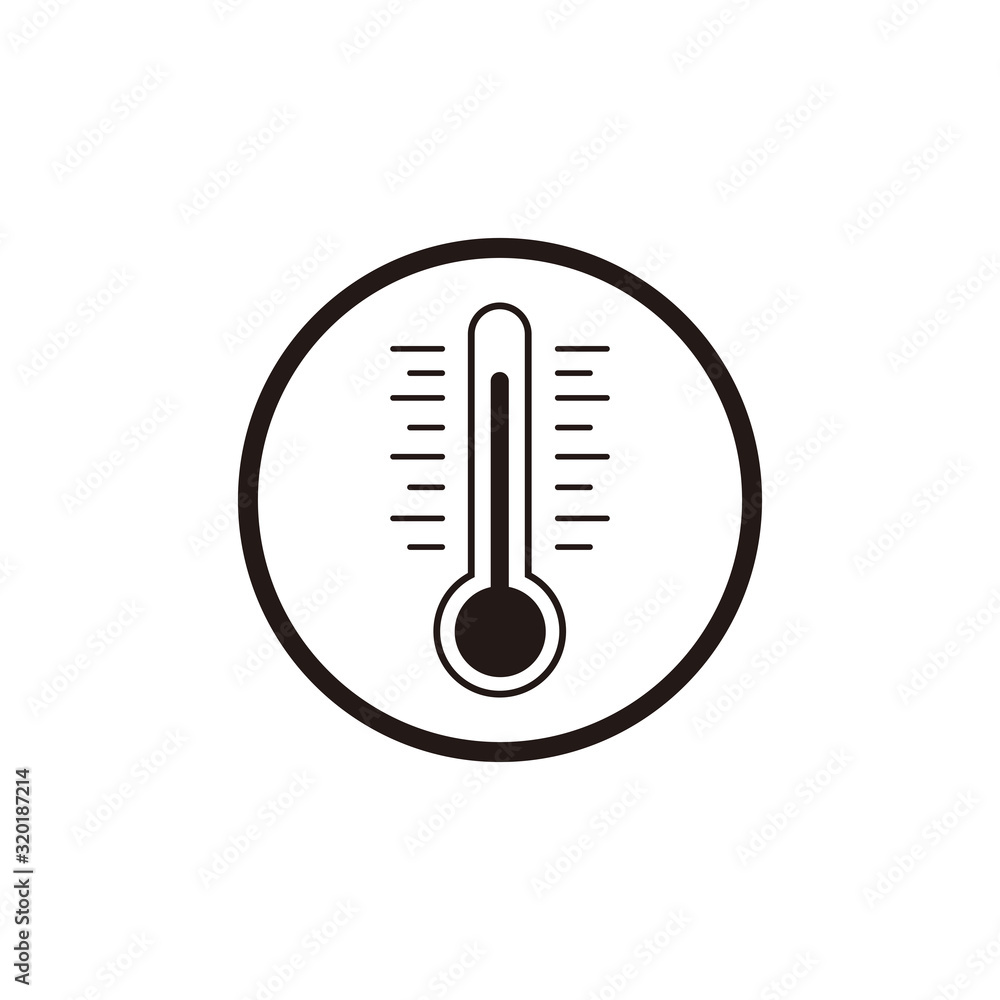 Temp vector icon symbol sign
