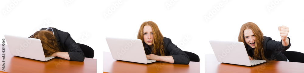 Woman businesswoman in business concept Woman businesswoman in business concept