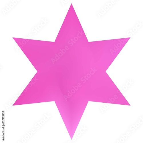 Smooth background in the form of hexagram.