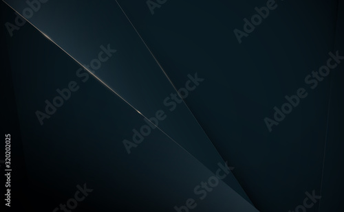 Abstract 3D luxury low polygon background. Vector illustration